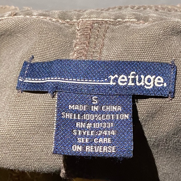 Refuge Women's Green Button Up Denim Jean Jacket Size Small - Picture 5 of 5